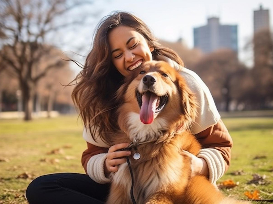 Woman with a Dog